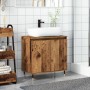 Armario de baño madera de ingeniería envejecida 58x33x60 cm de , Muebles de baño - Ref: Foro24-857214, Precio: 53,19 €, Descu...
