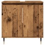 Armario de baño madera de ingeniería envejecida 58x33x60 cm de , Muebles de baño - Ref: Foro24-857214, Precio: 53,19 €, Descu...