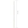Poste de toldo de vela de acero galvanizado 250 cm de vidaXL, Mástiles y estacas para tiendas de campaña - Ref: Foro24-315222...