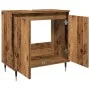 Armario de baño madera de ingeniería envejecida 58x33x60 cm de , Muebles de baño - Ref: Foro24-857214, Precio: 51,63 €, Descu...