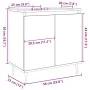 Armario de baño madera de ingeniería envejecida 58x33x60 cm de , Muebles de baño - Ref: Foro24-857214, Precio: 51,63 €, Descu...
