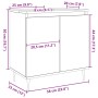 Armario de baño madera de ingeniería envejecida 58x33x60 cm de , Muebles de baño - Ref: Foro24-857214, Precio: 53,19 €, Descu...
