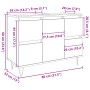 Mueble de baño madera de ingeniería envejecida 80x33x60 cm de , Muebles de baño - Ref: Foro24-857235, Precio: 121,63 €, Descu...