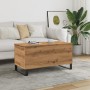Mesa de centro madera de ingeniería roble artisan 90x44,5x45 cm de , Mesas de centro - Ref: Foro24-857443, Precio: 94,63 €, D...