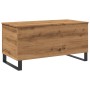 Mesa de centro madera de ingeniería roble artisan 90x44,5x45 cm de , Mesas de centro - Ref: Foro24-857443, Precio: 94,63 €, D...