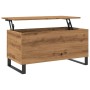 Mesa de centro madera de ingeniería roble artisan 90x44,5x45 cm de , Mesas de centro - Ref: Foro24-857443, Precio: 94,63 €, D...
