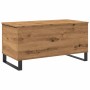 Mesa de centro madera de ingeniería roble artisan 90x44,5x45 cm de , Mesas de centro - Ref: Foro24-857443, Precio: 94,63 €, D...