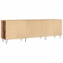 Mueble de TV madera de ingeniería envejecida 150x30x50 cm de , Muebles TV - Ref: Foro24-857326, Precio: 97,63 €, Descuento: %
