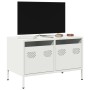 Mueble para TV acero laminado en frío blanco 68x39x43,5 cm de , Muebles TV - Ref: Foro24-851237, Precio: 69,53 €, Descuento: %