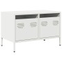 Mueble para TV acero laminado en frío blanco 68x39x43,5 cm de , Muebles TV - Ref: Foro24-851237, Precio: 69,53 €, Descuento: %