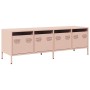 Mueble para TV acero laminado en frío rosa 135x39x43,5 cm de , Muebles TV - Ref: Foro24-851305, Precio: 115,52 €, Descuento: %
