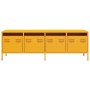 Mueble para TV acero laminado en frío amarillo 135x39x43,5 cm de , Muebles TV - Ref: Foro24-851307, Precio: 115,60 €, Descuen...