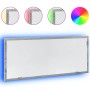 Espejo de baño LED madera ingeniería gris Sonoma 100x8,5x37 cm de , Tocadores de baño - Ref: Foro24-856273, Precio: 65,13 €, ...