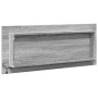 Espejo de baño LED madera ingeniería gris Sonoma 100x8,5x37 cm de , Tocadores de baño - Ref: Foro24-856273, Precio: 65,13 €, ...