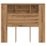 Cabecero armario madera ingeniería roble artisan 120x19x104,5cm de , Taquillas y armarios de almacenamiento - Ref: Foro24-856...