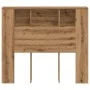 Kopfteil Schrank aus Eichenholz, Handwerkskunst, 120x19x104,5 cm. von , Schließfächer und Lagerschränke - Ref: Foro24-856879,...