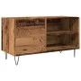 Mueble para discos madera ingeniería envejecida 84,5x38x48 cm de , Armarios y almacenamiento - Ref: Foro24-857242, Precio: 72...