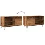 Mueble para discos madera ingeniería envejecida 84,5x38x48 cm de , Armarios y almacenamiento - Ref: Foro24-857242, Precio: 72...
