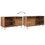 Mueble para discos madera ingeniería envejecida 84,5x38x48 cm de , Armarios y almacenamiento - Ref: Foro24-857242, Precio: 73...