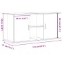 Soporte para acuario madera ingeniería envejecida 121x41x58 cm de , Soportes para acuarios - Ref: Foro24-857282, Precio: 122,...