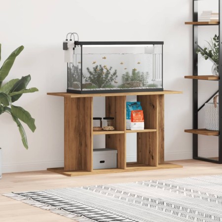 Soporte de acuario madera ingeniería roble artisan 100x40x60 cm de , Soportes para acuarios - Ref: Foro24-857275, Precio: 92,...
