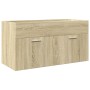 Juego de muebles de baño 4 pzas contrachapada roble Sonoma de , Muebles de baño - Ref: Foro24-3325009, Precio: 284,93 €, Desc...