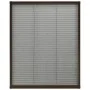 Mosquitera plisada para ventanas aluminio marrón 80x100 cm de vidaXL, Mosquiteras para ventanas - Ref: Foro24-148654, Precio:...