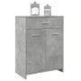 Armario de baño madera contrachapada gris hormigón 60x33x80 cm de , Muebles de baño - Ref: Foro24-856286, Precio: 64,49 €, De...