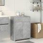 Armario de baño madera contrachapada gris hormigón 60x33x80 cm de , Muebles de baño - Ref: Foro24-856286, Precio: 64,49 €, De...