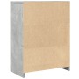 Armario de baño madera contrachapada gris hormigón 60x33x80 cm de , Muebles de baño - Ref: Foro24-856286, Precio: 64,49 €, De...