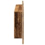 Armario con espejo LED madera ingeniería envejecida 90x12x45 cm de , Tocadores de baño - Ref: Foro24-856284, Precio: 71,00 €,...