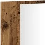 Armario con espejo LED madera ingeniería envejecida 90x12x45 cm de , Tocadores de baño - Ref: Foro24-856284, Precio: 69,85 €,...