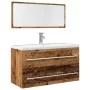 Juego de muebles de baño 2 piezas madera ingeniería envejecida de , Muebles de baño - Ref: Foro24-856388, Precio: 97,04 €, De...