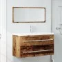 Juego de muebles de baño 2 piezas madera ingeniería envejecida de , Muebles de baño - Ref: Foro24-856388, Precio: 97,04 €, De...