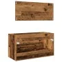 Juego de muebles de baño 2 piezas madera ingeniería envejecida de , Muebles de baño - Ref: Foro24-856388, Precio: 97,04 €, De...