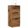 Aparadores 2 uds madera ingeniería madera envejecida 30x30x70cm de , Aparadores - Ref: Foro24-856956, Precio: 95,31 €, Descue...