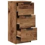 Aparadores 2 uds madera ingeniería madera envejecida 30x30x70cm de , Aparadores - Ref: Foro24-856956, Precio: 95,31 €, Descue...
