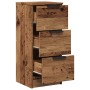 Aparadores 2 uds madera ingeniería madera envejecida 30x30x70cm de , Aparadores - Ref: Foro24-856956, Precio: 98,63 €, Descue...