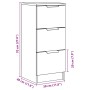 Aparadores 2 uds madera ingeniería madera envejecida 30x30x70cm de , Aparadores - Ref: Foro24-856956, Precio: 98,63 €, Descue...