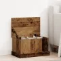 Caja de almacenaje madera de ingeniería envejecida 30x50x28 cm de , Baúles de almacenamiento - Ref: Foro24-857159, Precio: 45...
