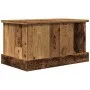 Caja de almacenaje madera de ingeniería envejecida 30x50x28 cm de , Baúles de almacenamiento - Ref: Foro24-857159, Precio: 45...
