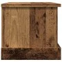Caja de almacenaje madera de ingeniería envejecida 30x50x28 cm de , Baúles de almacenamiento - Ref: Foro24-857159, Precio: 45...