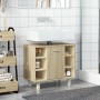 Armario de baño madera ingeniería roble Sonoma 60x32x53,5 cm de , Muebles de baño - Ref: Foro24-856142, Precio: 47,12 €, Desc...