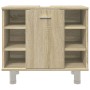 Armario de baño madera ingeniería roble Sonoma 60x32x53,5 cm de , Muebles de baño - Ref: Foro24-856142, Precio: 47,12 €, Desc...