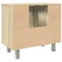 Armario de baño madera ingeniería roble Sonoma 60x32x53,5 cm de , Muebles de baño - Ref: Foro24-856142, Precio: 46,50 €, Desc...