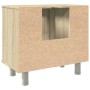 Armario de baño madera ingeniería roble Sonoma 60x32x53,5 cm de , Muebles de baño - Ref: Foro24-856142, Precio: 47,12 €, Desc...
