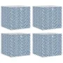 Cajas almacenaje plegables 4 uds tela no tejida azul 32x32x32cm de , Cestas para almacenaje - Ref: Foro24-4018983, Precio: 25...