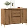 Engineered wood oak artisan sideboard 102x35x70 cm by , Sideboards - Ref: Foro24-856485, Price: 108,22 €, Discount: %
