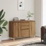 Engineered wood oak artisan sideboard 102x35x70 cm by , Sideboards - Ref: Foro24-856485, Price: 108,22 €, Discount: %