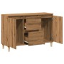 Aparador de madera de ingeniería roble artisan 102x35x70 cm de , Aparadores - Ref: Foro24-856485, Precio: 113,04 €, Descuento: %